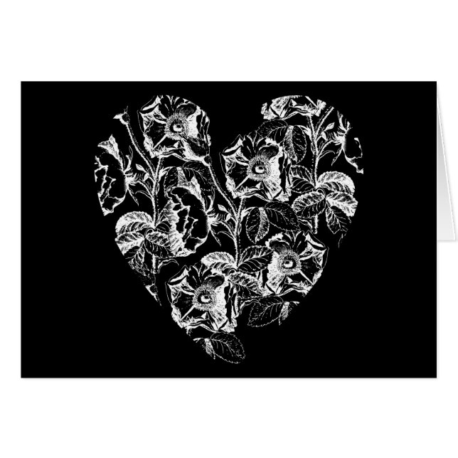 Dark Rose Heart (Front Horizontal)