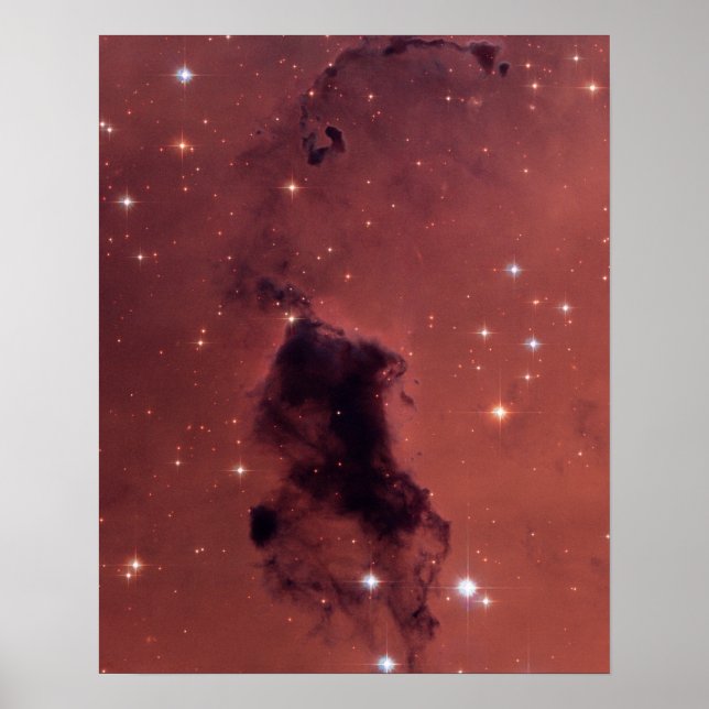Dark Rose Shadow Dust Clouds Poster (Front)