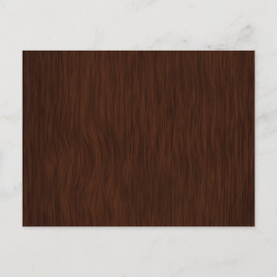 Dark Rough Wood Grain Background Postcard