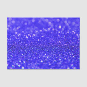 Dark Royal Blue Glitter Design Tissue Paper