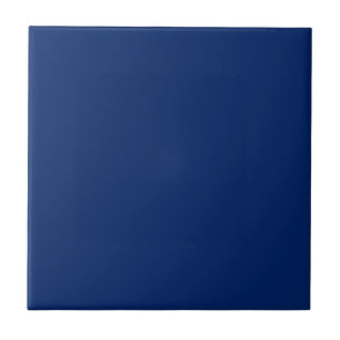 Dark Royal Blue Solid Color Tile