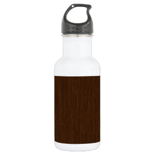 Dark Rustic Grainy Wood Background 532 Ml Water Bottle