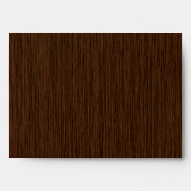 Dark Rustic Grainy Wood Background Envelopes (Front)