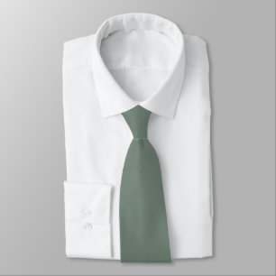 Dark Sage Green Tie