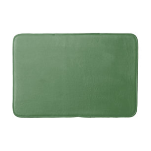 Dark sage (solid colour) bath mat