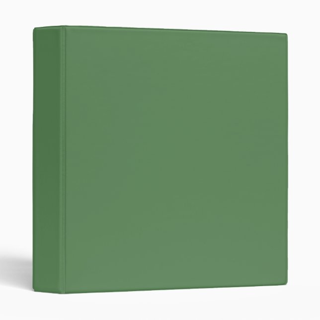 Dark sage (solid colour) binder (Front/Spine)