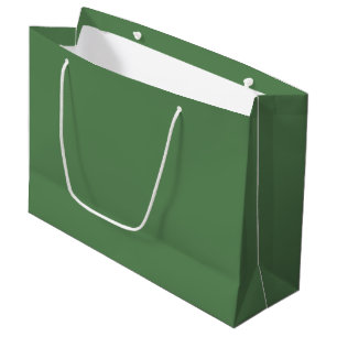 Dark sage (solid colour) large gift bag
