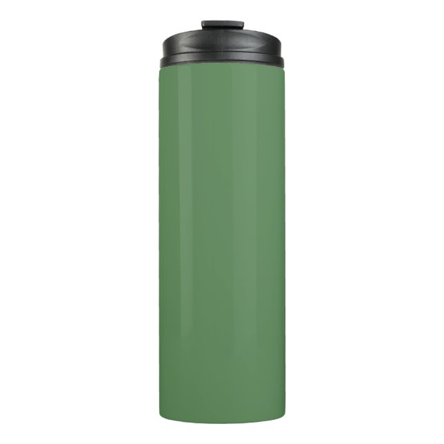 Dark sage thermal tumbler (Front)