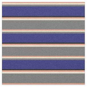 Dark Salmon, Beige, Dim Grey, Midnight Blue, Black Fabric