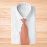 Dark Salmon Solid Color Tie<br><div class="desc">Dark Salmon Solid Color</div>