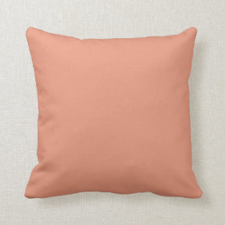 Dark Salmon Throw Pillow