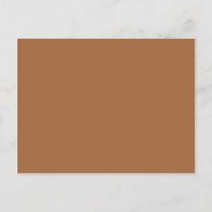 Dark Sandy Beige Coffee Caramel Brown Colour Only Postcard