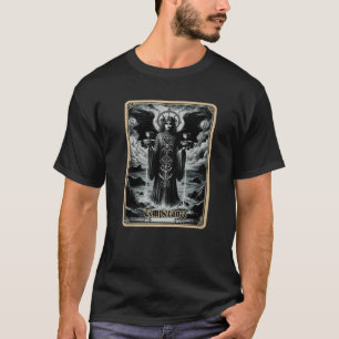 Dark Satanic Unholy Witchcraft Tarot Card Temperan T-Shirt