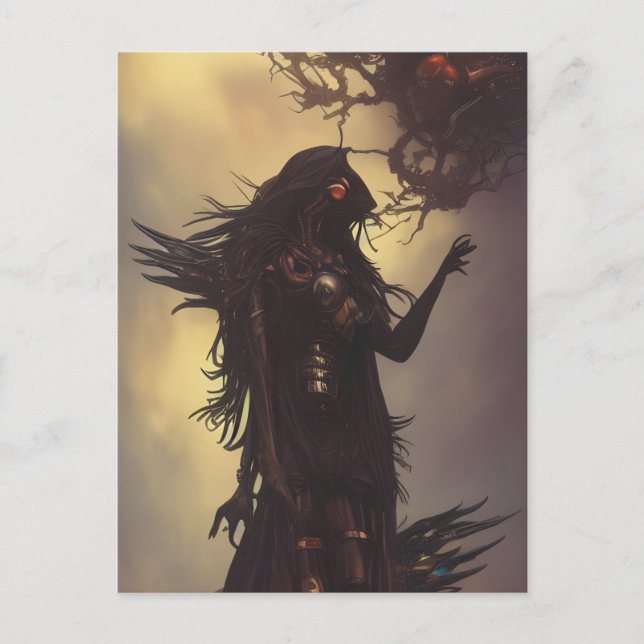 Dark Sci-Fi Fantasy  Postcard (Front)