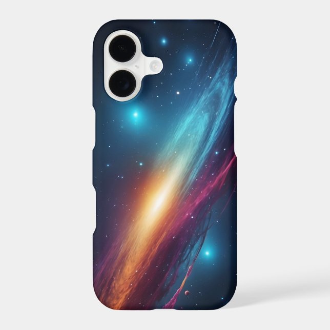 Dark Sci-Fi Universe Bright Abstract Galaxy (Back)