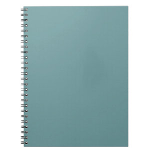 Dark Seafoam Blue Green Color Trend Sea Foam Notebook