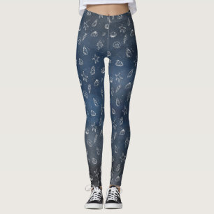 Dark Seas Seashell Leggings