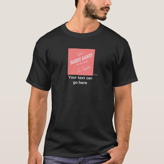 Dark Shirt Template (Front)