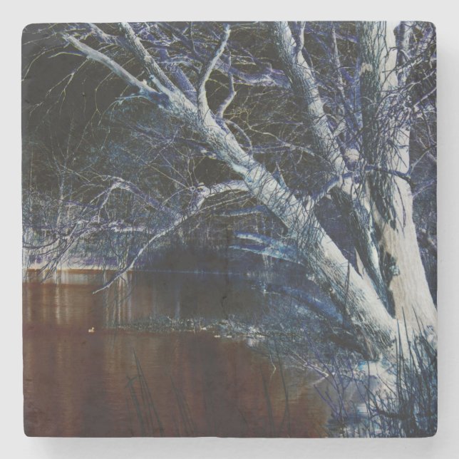 Dark Side 7 coastercnm Stone Coaster (Front)