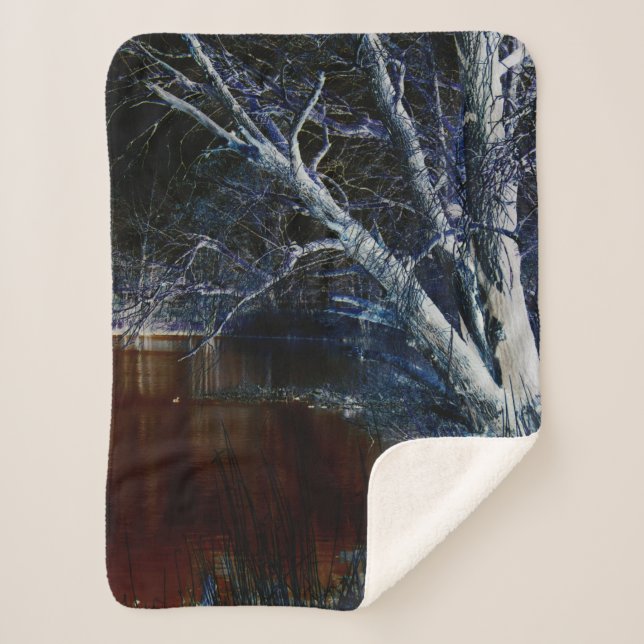 Dark Side 7 sbcnm Sherpa Blanket (Front)