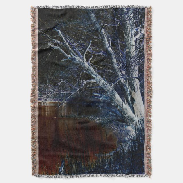 Dark Side 7 tbcna Throw Blanket (Front Vertical)