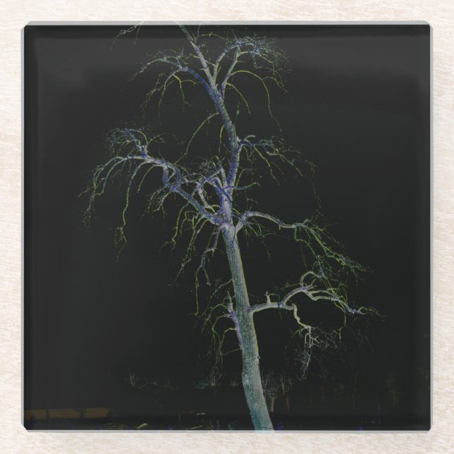 Dark Side 8 coastera Glass Coaster (Front)