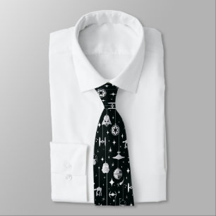 Dark Side Holiday Pattern Tie