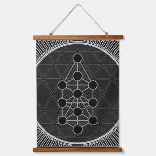 Dark Side Qliphoth Occult Tree of Knowledge Hanging Tapestry