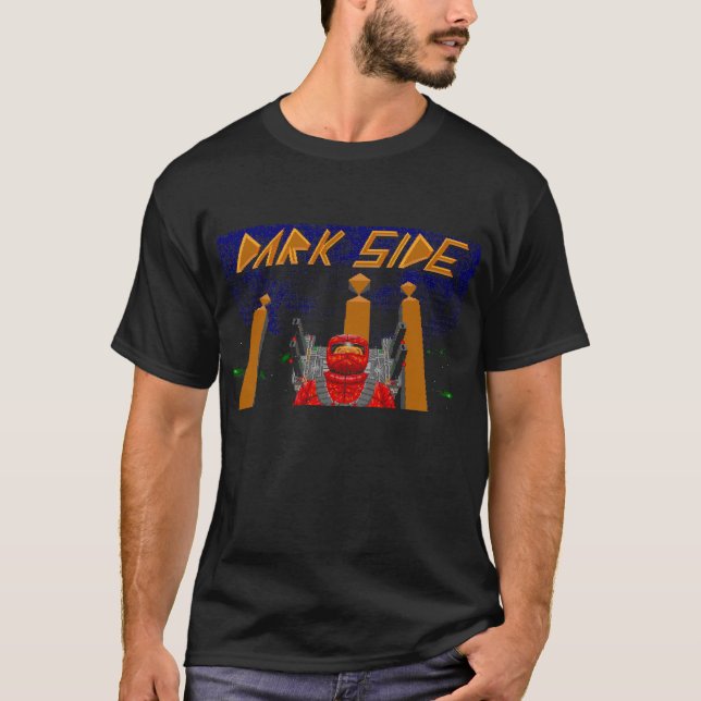 Dark Side T-shirt Retro Gaming Amiga (Front)