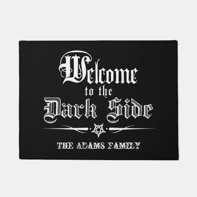 Dark Side Welcome Doormat (Front)