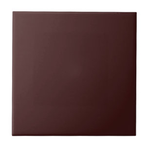 Dark Siena Burgundy Brown Solid Colour Tile