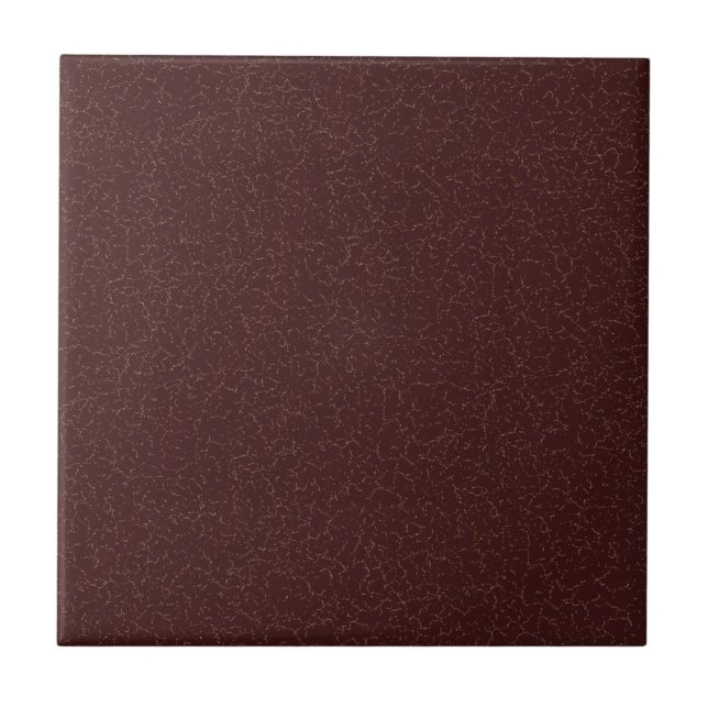 Dark Siena Burgundy Crackle Glaze Solid Colour Tile (Front)