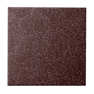 Dark Siena Burgundy Crackle Glaze Solid Colour Tile