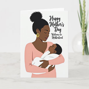 Dark Skin Mother Love Card