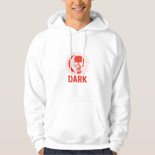 Dark Skull Eclipse Red Gothic Power Hoodie