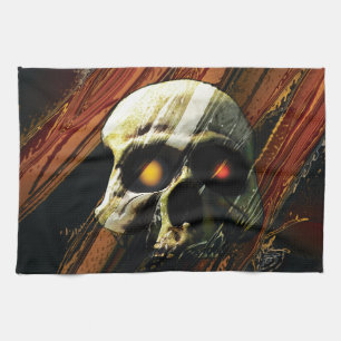 Dark Skull Kitchen Towel
