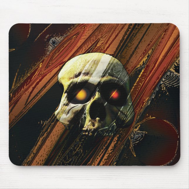 Dark Skull Mouse Pad (Front)