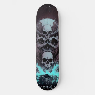 Dark Skull Water 2 Skateboard