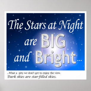 Dark Sky Advocacy - Starry Skies Poster
