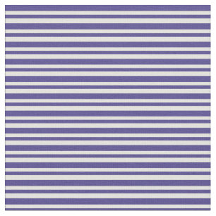 Dark Slate Blue & Light Yellow Coloured Lines Fabric