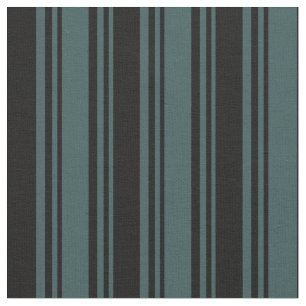 Dark Slate Grey and Black Coloured Lines Fabric