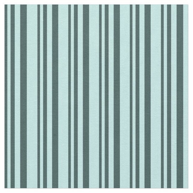 Dark Slate Grey and Turquoise Coloured Pattern Fabric (Close Up)
