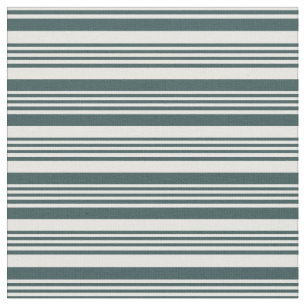 Dark Slate Grey and White Coloured Lines Fabric