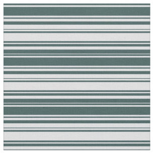 Dark Slate Grey & Lavender Stripes Fabric