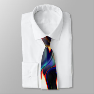 Dark smoke or spirally hollowed out with coloured tie
