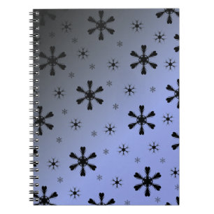 Dark Snowflakes Notebook