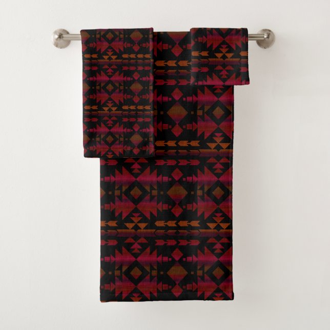 Dark Southwestern Skies  Bath Towel Set (Insitu)