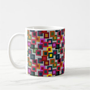 Dark Squares on Light Coffee Mug