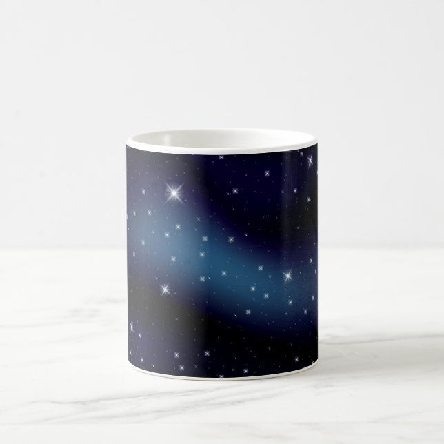 Dark Starry Constellation Coffee Mug (Center)