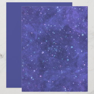 Dark Starry Night Craft/Scrapbooking Paper, Large